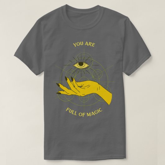 Je zit vol magie t-shirt (Design voorkant)