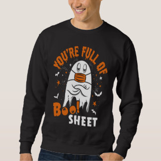 Je zit vol met Boo-blaadjes Halloween uitspraken Trui