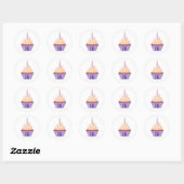 Je Zoete Zestien Cupcake / Stickers (Vel)