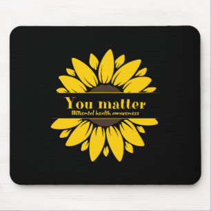 Je Zonnebloem Mental Health Awareness Sticker Muismat