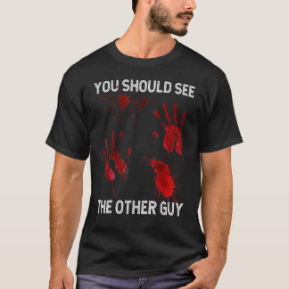 Je zou de andere kerel eens moeten zien Sarcasme T-shirt