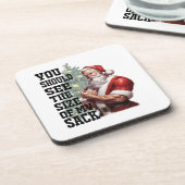 Je zou de grootte van mijn zak moeten zien bier onderzetter (Linkerzijde)