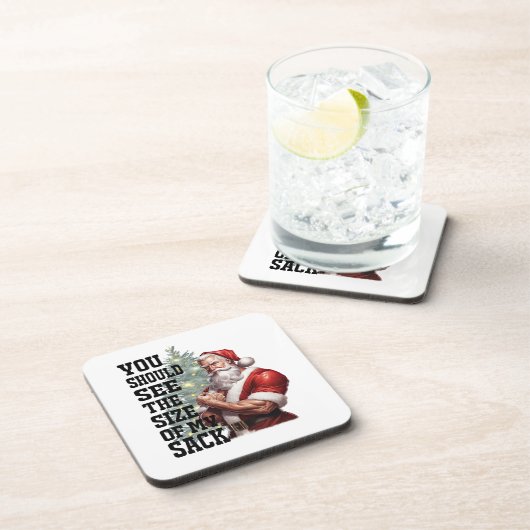 Je zou de grootte van mijn zak moeten zien bier onderzetter (Rechterzijde)