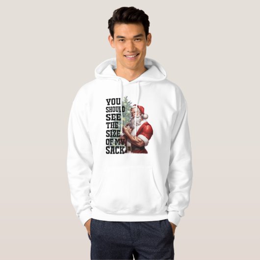 Je zou de grootte van mijn zak moeten zien hoodie (Voorkant volledig)