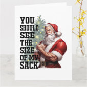 Je zou de maat van mijn zak moeten zien kaart (Gele Bloem)