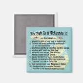 Je zou een Michigander kunnen zijn als: Magneet (Voorkant / Achterkant)