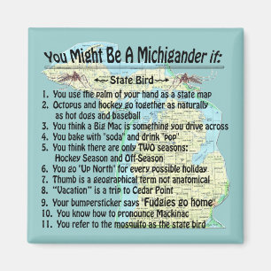 Je zou een Michigander kunnen zijn als: Magneet