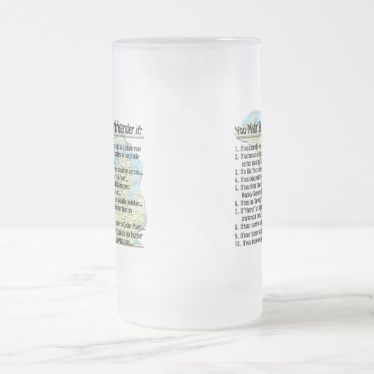 Je zou een Michigander kunnen zijn als: Matglas Bierpul (Center)