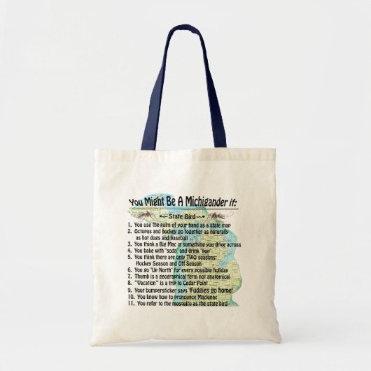 Je zou een Michigander kunnen zijn als: Tote Bag (Voorkant)