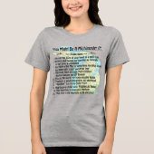 Je zou een Michigander kunnen zijn als: Tri-Blend Shirt (Voorkant)