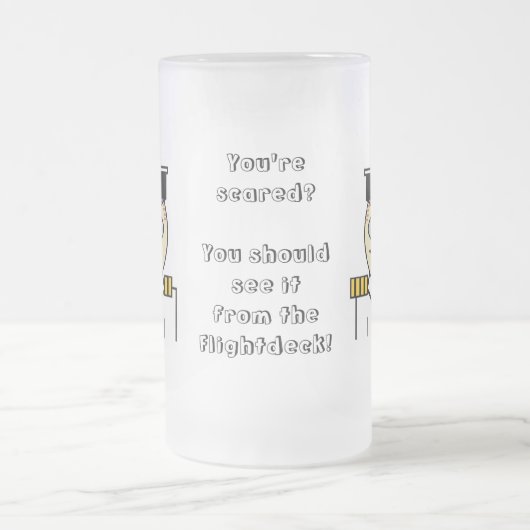 Je zou het moeten zien van het gevriesde flipte de matglas bierpul (Center)