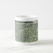 Je zou in het Canadese leger kunnen zijn als... Koffiemok (Center)