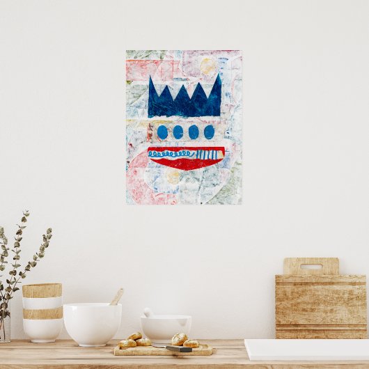 Je zou King Poster Wall Art kunnen zijn (Keuken)