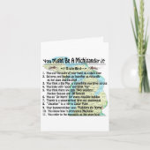 Je zou Michigander kunnen zijn als je in Noord-Yoo Kaart (Voorkant)