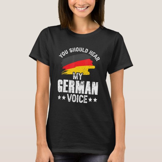 Je zou mijn Duitse stemleraar Duitsland SC moeten T-shirt (Voorkant)