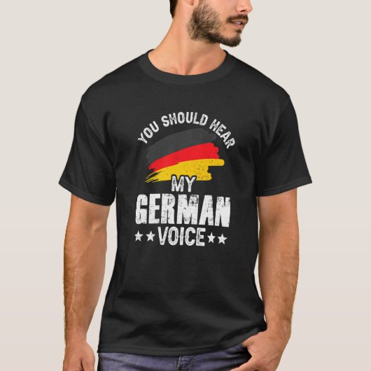 Je zou mijn Duitse stemleraar Duitsland SC moeten T-shirt (Voorkant)