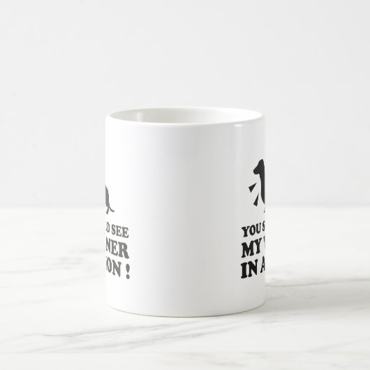 Je zou mijn vrouw in actie moeten Mokken (Center)