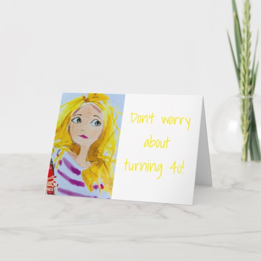 JE ZULT ALTIJD "39" VOOR MIJ ZIJN * 40ste VERJAARD Kaart (Voorkant)