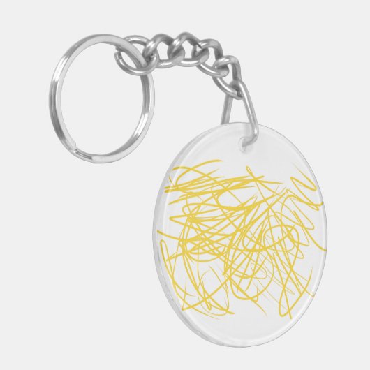 Je zult altijd kunst hebben. sleutelhanger (Voorkant Links)