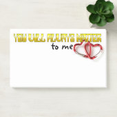 Je zult altijd met mij van belang zijn post-it® notes (Kantoor)