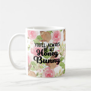 Je zult altijd mijn honingbunny citaat roenbloem z koffiemok