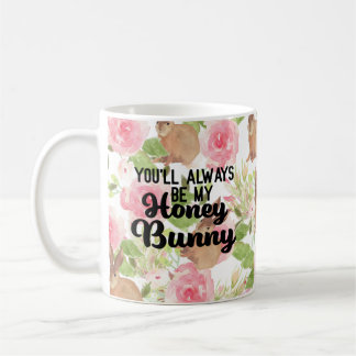 Je zult altijd mijn honingbunny citaat roenbloem z koffiemok