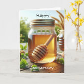 Je zult altijd mijn lieve Jubileum zijn Kaart (Gele Bloem)