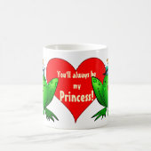 Je zult altijd mijn prinses Cute Frogs Mok zijn (Center)