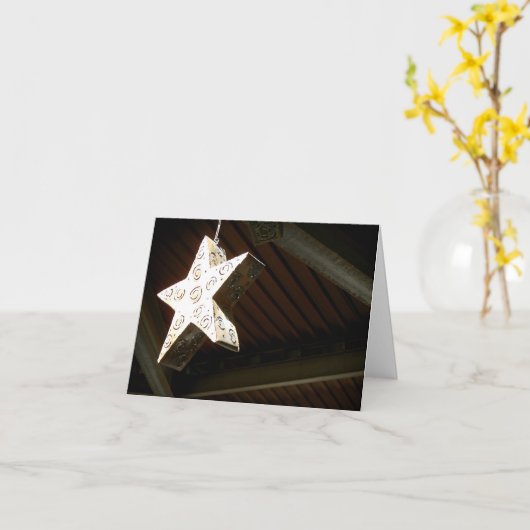 Je zult altijd mijn stralende ster zijn kaart (Gele Bloem)