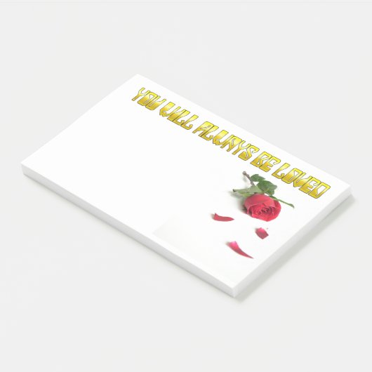 Je zult altijd van je houden post-it® notes (Schuin)