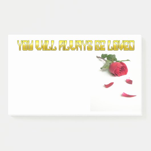 Je zult altijd van je houden post-it® notes (Voorkant)