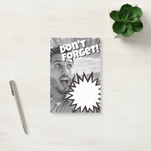 Je zult deze boodschap nooit vergeten. post-it® notes