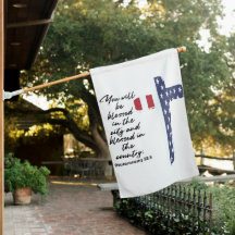 Je zult gezegend zijn in de stad...buiten vlag