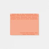 Je zult het toch vergeten post-it® notes (Voorkant)