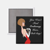 Je zult hier geen gewone man vinden, Dah-ling! Magneet (Voorkant / Achterkant)