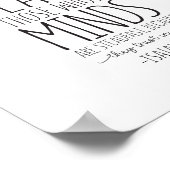 Je zult in perfecte vrede houden, Jesaja 26:3 Poster (Hoek)