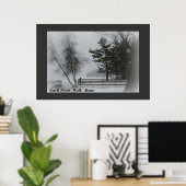 Je zult Loop nooit alleen Poster (Thuiskantoor)