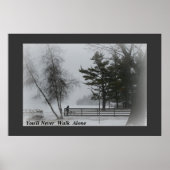 Je zult Loop nooit alleen Poster (Voorkant)