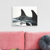 Je zult nooit alleen gewikkeld canvas zwemmen (Insitu (Woonkamer))