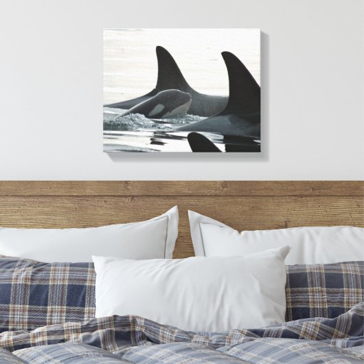 Je zult nooit alleen gewikkeld canvas zwemmen (Insitu (Slaapkamer))