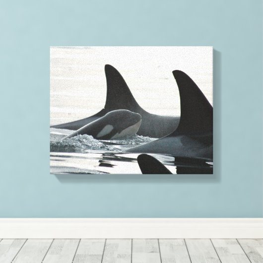 Je zult nooit alleen gewikkeld canvas zwemmen (Insitu (Houten vloer))