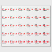 je zult nooit alleen lopen cadeaupapier (Vlak)