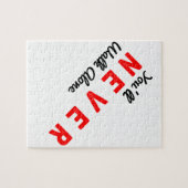 je zult nooit alleen lopen legpuzzel (Horizontaal)