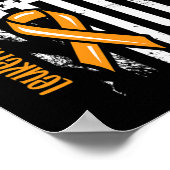 Je zult nooit alleen vechten tegen bloedkanker leu poster (Hoek)