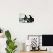 Je zult nooit alleen zwemmen poster (Thuiskantoor)