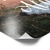 Je zult nooit mijn altijd aangepaste bruiloft zijn foto afdruk (Hoek)