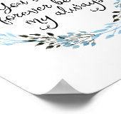 Je zult nooit mijn kunst-afdrukken zijn poster (Hoek)