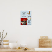 Je zult nooit tevreden zijn met een Narcissist Abu Poster (Keuken)