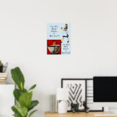 Je zult nooit tevreden zijn met een Narcissist Abu Poster (Thuiskantoor)