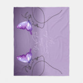 Je zult overal om je heen schoonheid vinden fleece deken (Voorkant)